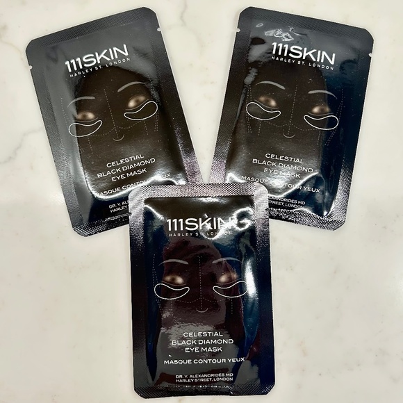 111Skin - Set of 3 - Celestial Black Diamond Eye Mask - Sealed - Picture 1 of 4